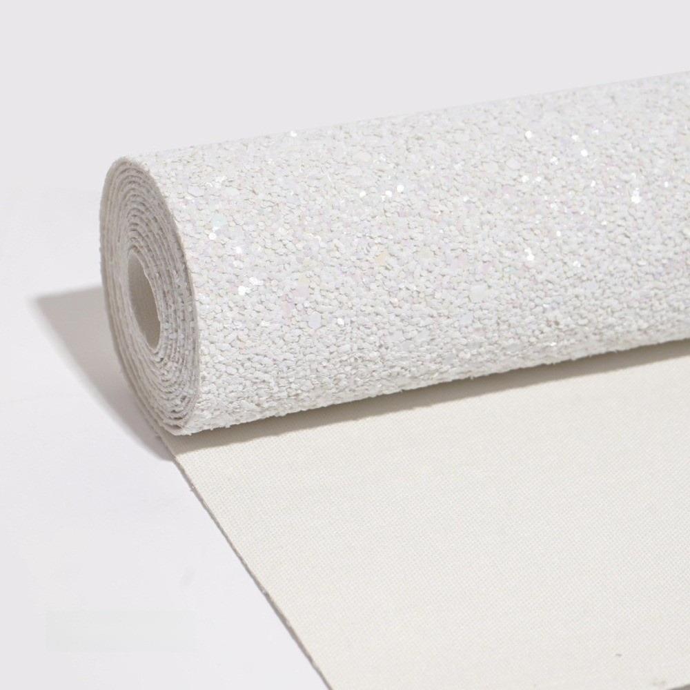 Colorful Glitter Glitter PVC Leather Fabric Sparkling Powder Faux Leather  Bag Making Material