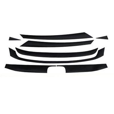Front Hood Grille Bumper Trim Protector Stickers Kit For Honda Civic 2016-2020