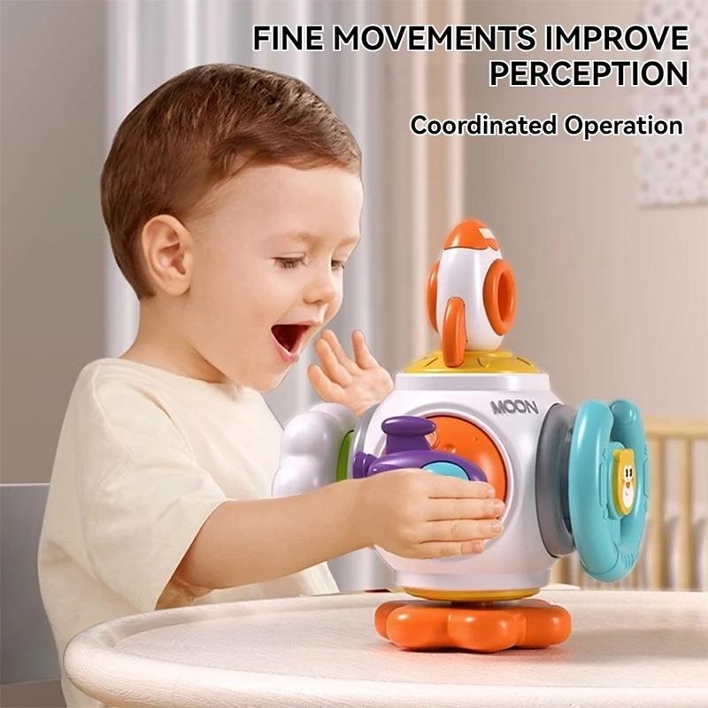 Educational Learning Toy Busy Cube Hand-On Ability Training Lock Box Fine Motor Skill Development Cube Toy For Kids