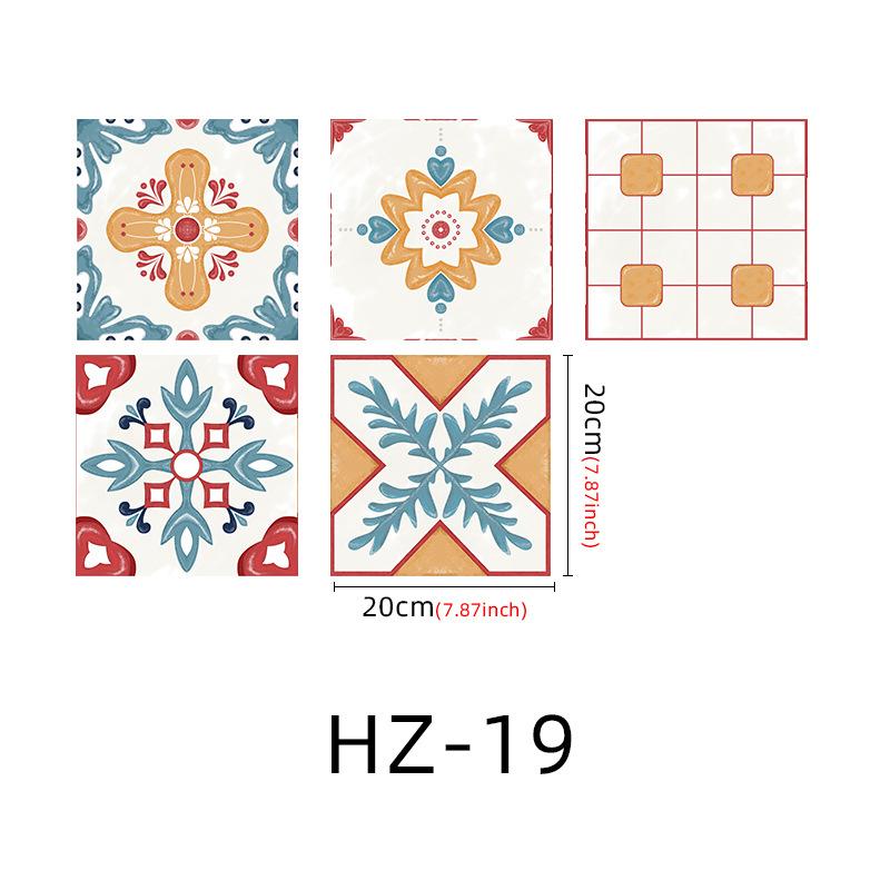 Thickened Matte Tile Sticker Self-Adhesive Wall Sticker Waterproof And Moisture-Proof Kitchen And Bathroom Renovation Wallpaper