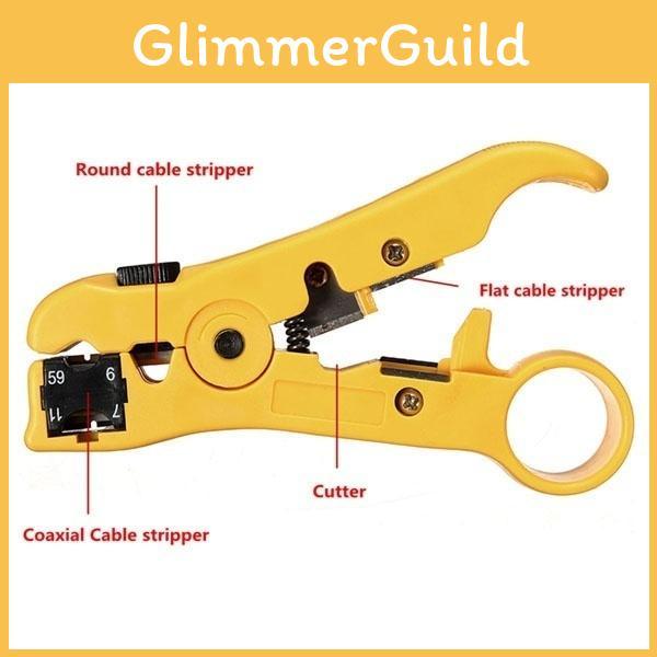 Koax Drehbares Koaxialkabel Drahtschneider Abisolierwerkzeug Rg59 Rg6 Rg7 Rg11 Abisolierer