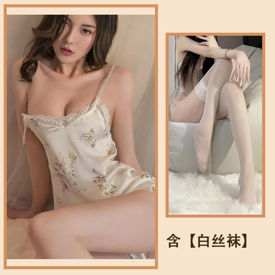 

Сексуальное нижнее белье, сексуальная пижама с подвязками, глубокий V-образный вырез, соблазнительные милые принтованные шорты, комплект из двух предметов для дома One size