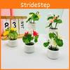 Potted Lotus Plastic Green Plant Potted Plant For Home Living Decor Room