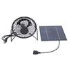 5W Solar Panel 5V High Performance Monocrystalline Solar Panel Charger with 4 Inches Fan for Outdoor Security Camera
