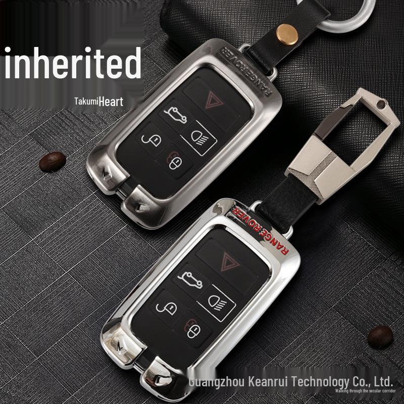 Leather Key Cover for 2019 Land Rover & Jaguar: Fits Range Rover, Evoque, Freelander