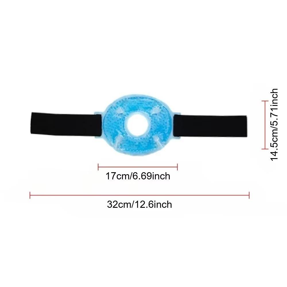 Soft Gel Bead Soft Gel Ice Compress Strap Cold Reusable Gel Bead Therapy Brace  Wrist Elbow Support