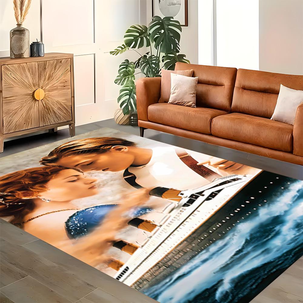 Love On The Titanic Rug for Living Rooms, Bedrooms, Home Décor, and As Gifts.