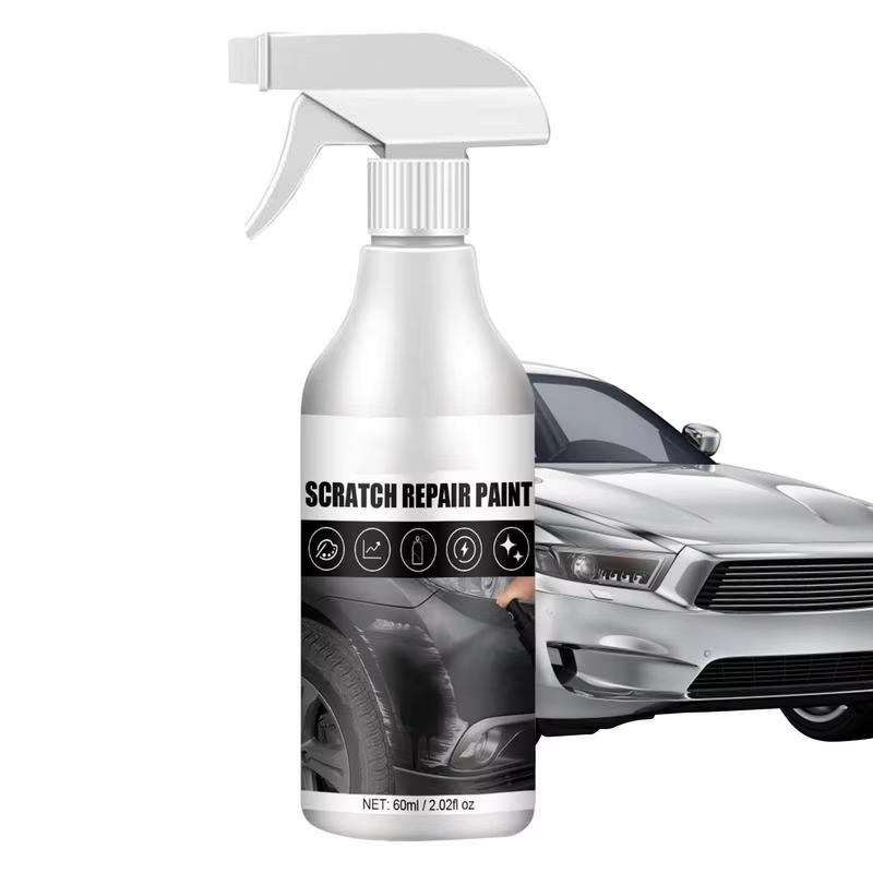 Scratch Repair Spray Black & White Portable Car Polishing Spray Multipurpose Scratch Repair Wax Scratch Remover Polishing Paint