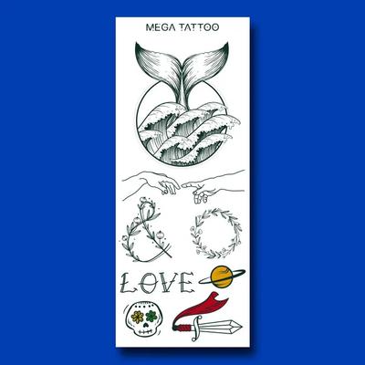 MEGA TATTOO Tetovací nálepka MTS 12 - Dalbodre
