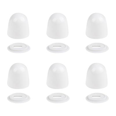 Screw Hole Covers Modern Bathroom Accessories Rustproof Plastic Caps Hide Toilet Seat Bolts for Sink Cabinet Household