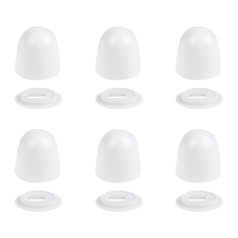 

Screw Hole Covers Modern Bathroom Accessories Rustproof Plastic Caps Hide Toilet Seat Bolts for Sink Cabinet Household 1