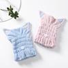 Cute Cat Hair-drying Towel Bath Cap Strong Absorbing Drying Long Soft Special Dry Hair Cap Towel With Coral Soft Towel