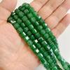 7-8MM Faceted Square Shape Chalcedony Natural Stone Loose Cube Spacer Beads for Jewelry Making Diy Bracelet Accessories