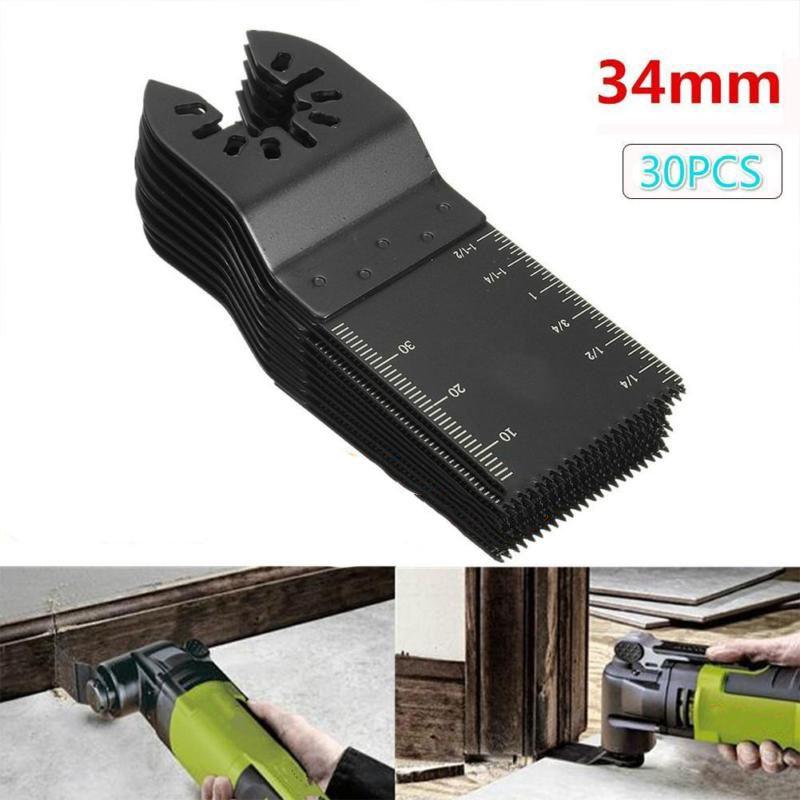 Premium 30pcs Straight Scale Oscillating Multi Tool Saw Blade Set For Fein Multimaster With High Carbon Steel Durability