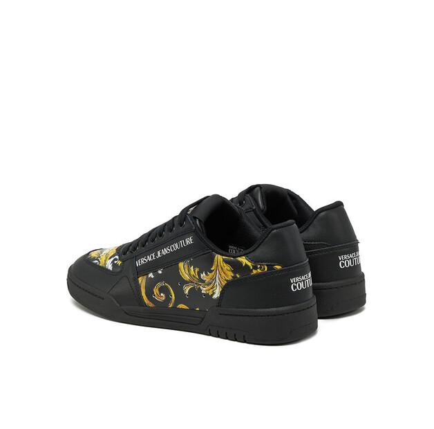 Мужские кроссовки Versace Jeans Couture 78ya3sd4 чёрные