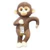 Garden Resin Statue Planter Hanging Monkey Statue, Plant Pot Hugger, Sculpture Cute Miniature Figurine for Flower Edge Decoration Weatherproof