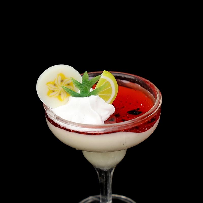 2Buc Model Miniatural Mini Simulare Pahar Iaurt Cupa Inghetata