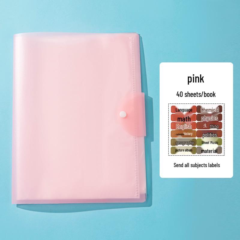 

A3 Student Exam Paper and Certificate Storage Bag 20 pages