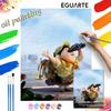 Disney Russell Up Film Digitale Olieverf Kunst Kit Handgeschilderd Woondecoratie