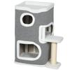 75 cm Cat Tree, Cat Tower Condo for Indoor Cats with Scratching Post, Jumping Platform, Grey