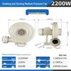 High-Speed Mid-Pressure Industrial Centrifugal Blower CN Plug (adapter Included)