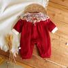 2025 Infant Long Sleeve Romper - Spring/Autumn One-Piece Jumpsuit for Girls