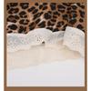 Unisex Retro Leopard Print Bandana Cap Sun Protection Duckbill Hat Adjustable Cotton