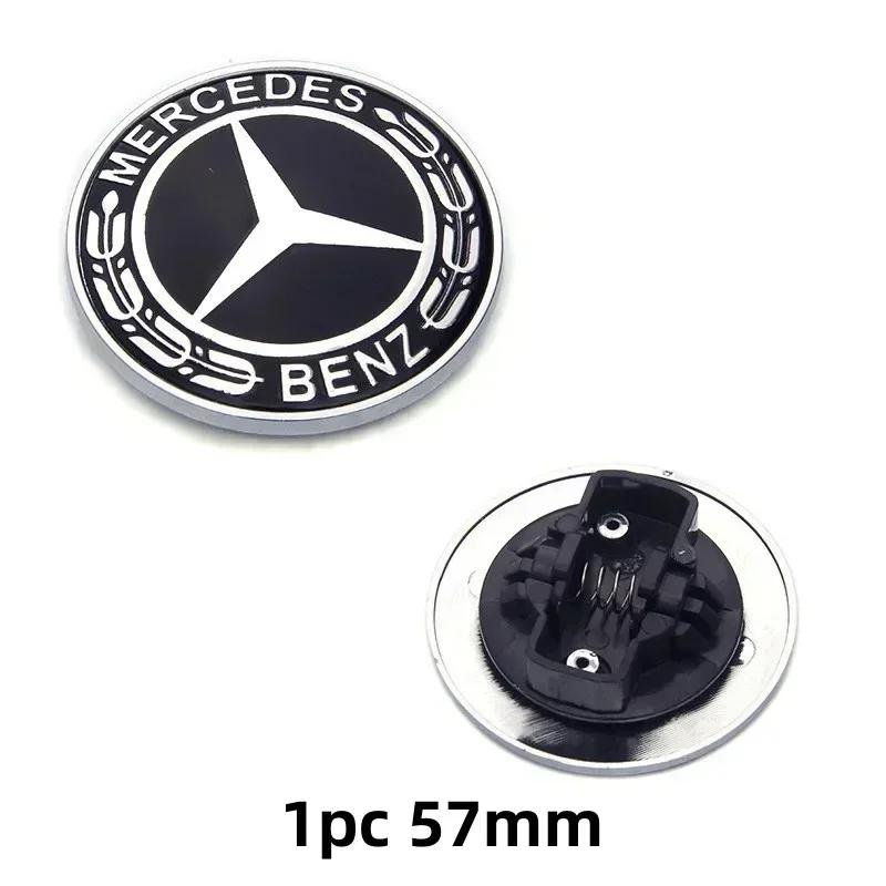 

Car Metal Flat Hood Emblem Front Badge Logo Sticker For Mercedes Benz W212 W213 W205 W177 W247 W176 CLS CLA CLK CLG GLS