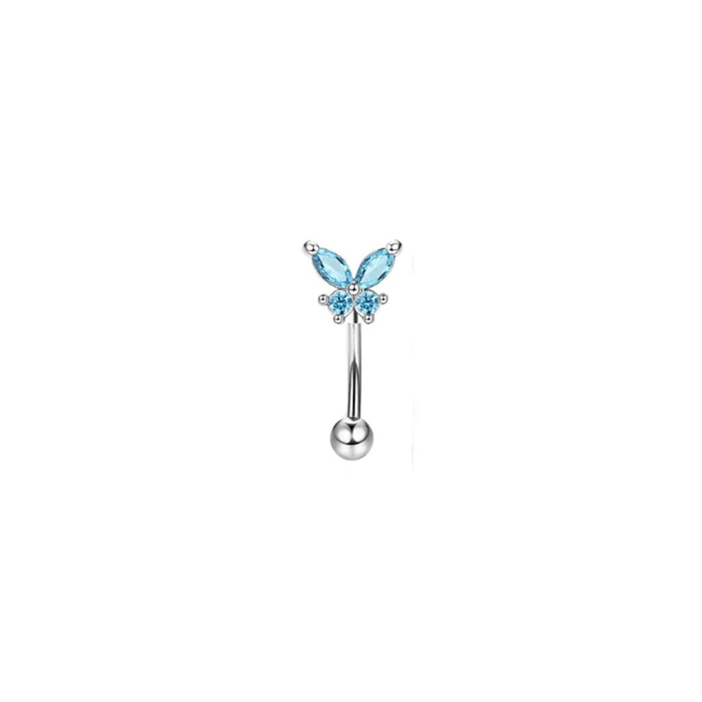1Pc 16G Curved Barbell Piercing Jewelry for Eyebrow Lip Daith Tragus Helix Rook Cartilage Earring