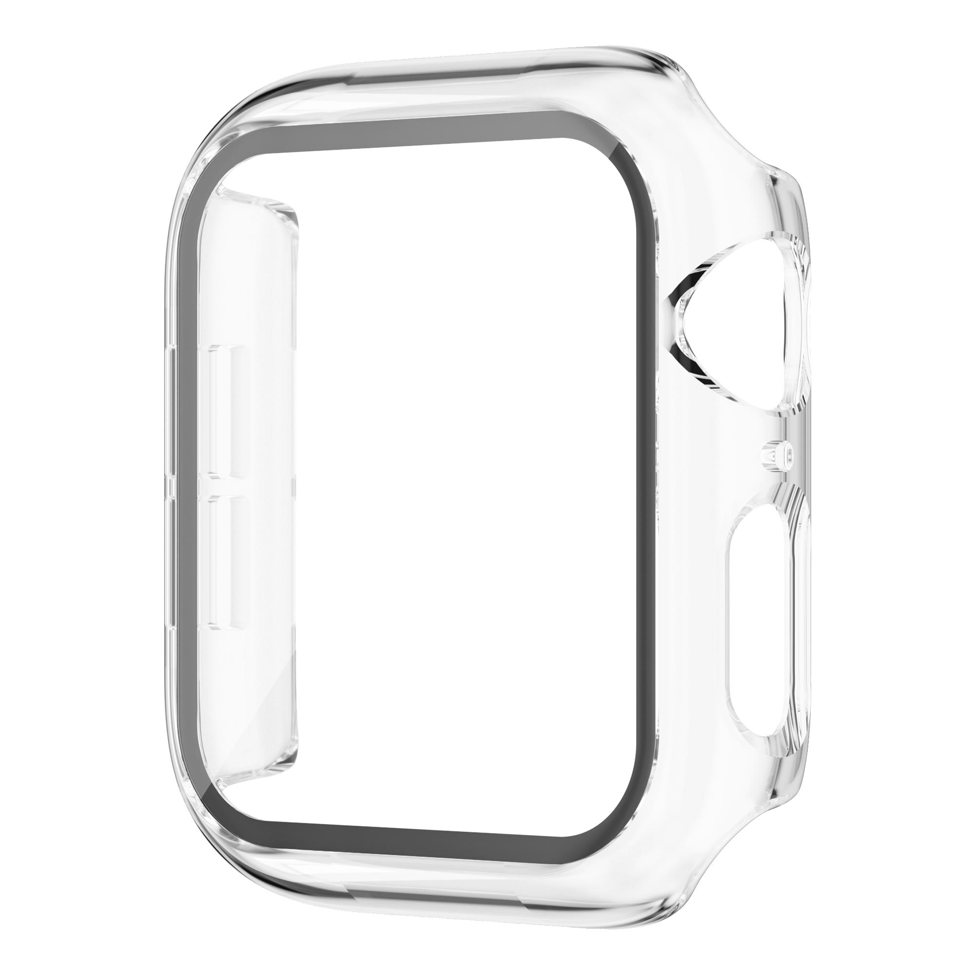 

Защитная пленка для Apple Watch Case 46MM 42MM Accessories HD Tempered Glass Hard PC Bumper Cover iWatch Series 10 Protective 42mm Series 10 прозрачный