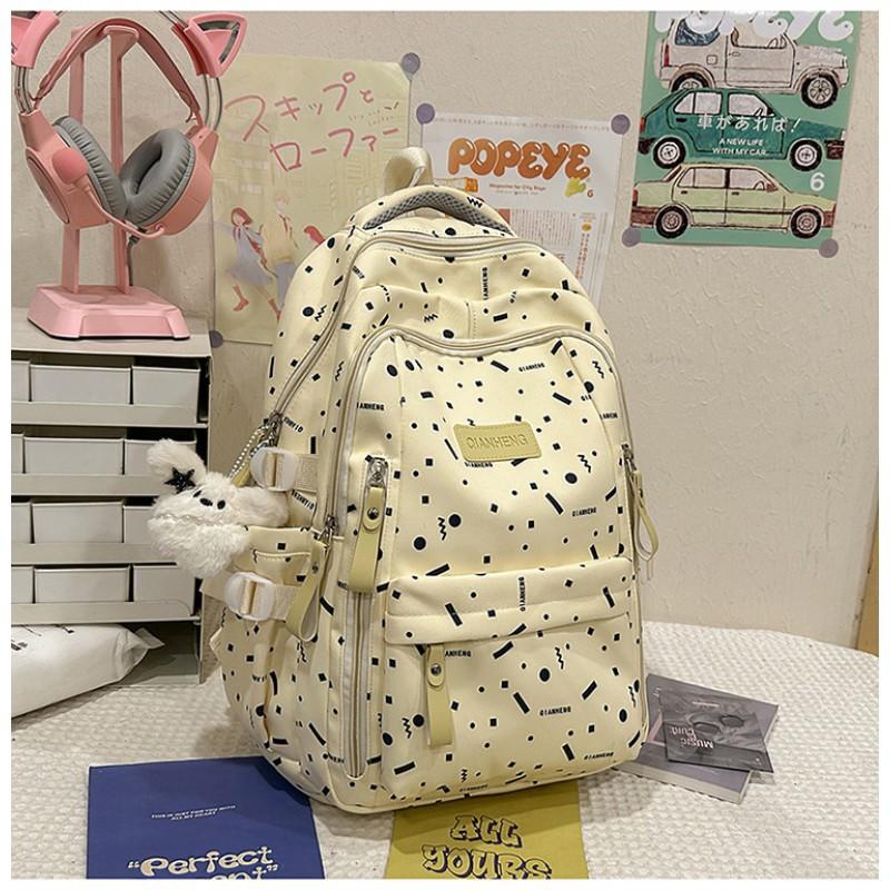 Schoolbag Junior High School Girl Student Face Value Large Capacity Backpack Travel College Female
