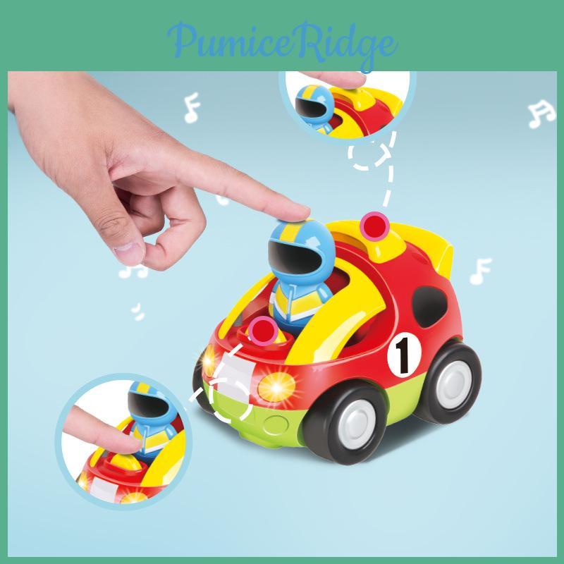 Jakmean Cartoon Remote Control Car Police Car With Colorful Lights And Music For Kids