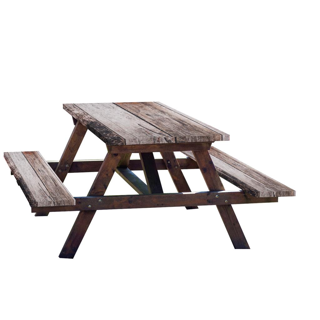 3 ks Obdélníkový potah na piknikový stůl Venkovní sada lavic Polyester Vodotěsný Vzhled dřeva Kempování Párty Dekorace