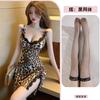 Sexy lingerie sexy leopard print suspender nightgown passion seduction lace bow sex suit summer flirting