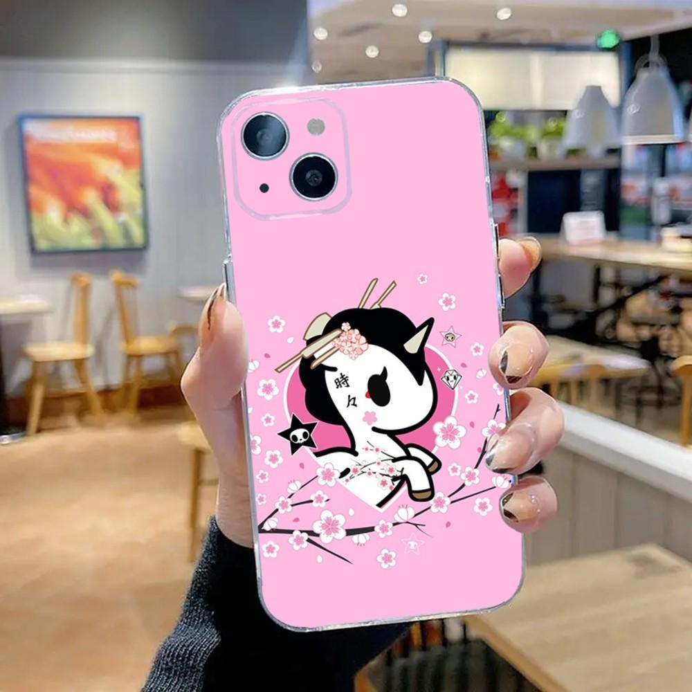 

Japan T-Tokidokis Phone Case For iPhone 16,15,14,13,12,11,Pro Max,Plus,Mini,X,XS,XR,8,7,6,5,S,SE Free shipping Transparent Soft iPhone16promax