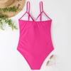 One Piece Swimsuit for Women with Padded Chest Support Wireless Design Solid Color Adjustable Straps Slim Fit Swimwear Beachwear