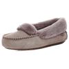 UGG Ansley Bow Glimmer Plush Loafers Women Loafers Gray 1112301-SYGR