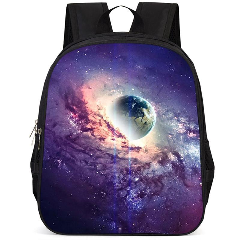 Spacious 15-inch Lightweight Oxford Cloth Backpack For Kids Unisex School Bag
