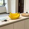 Novelty Gift for Housewarming 3D Printed Banana Storage Tray, Creative Desktop Organizer Keys Jewelry, Decorative Small Items Fruit Shaped Bowl