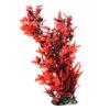 Plastic Vivid Artificial Water Plant Ornament for Aquarium Underwater Fish Tank Garden Red