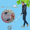 Nut Gatherer Adjustable Lightweight Rolling Nut Picker Collector for Lawn Garden