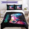 3pcs Game Controller Bedding Set Duvet Cover Closure Includes 1 Duvet Cover & 2 Pillowcases, Soft and Comfortable for All Seasons.