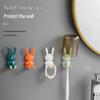 Multifunctional Cartoon Rabbit Toothbrush Holder and Wash Cup Rack