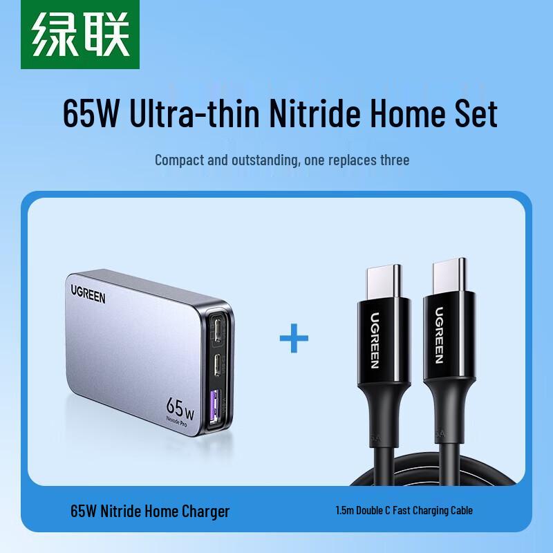 Ugreen 65W GaN PD Multi-Port Type-C Fast Charger