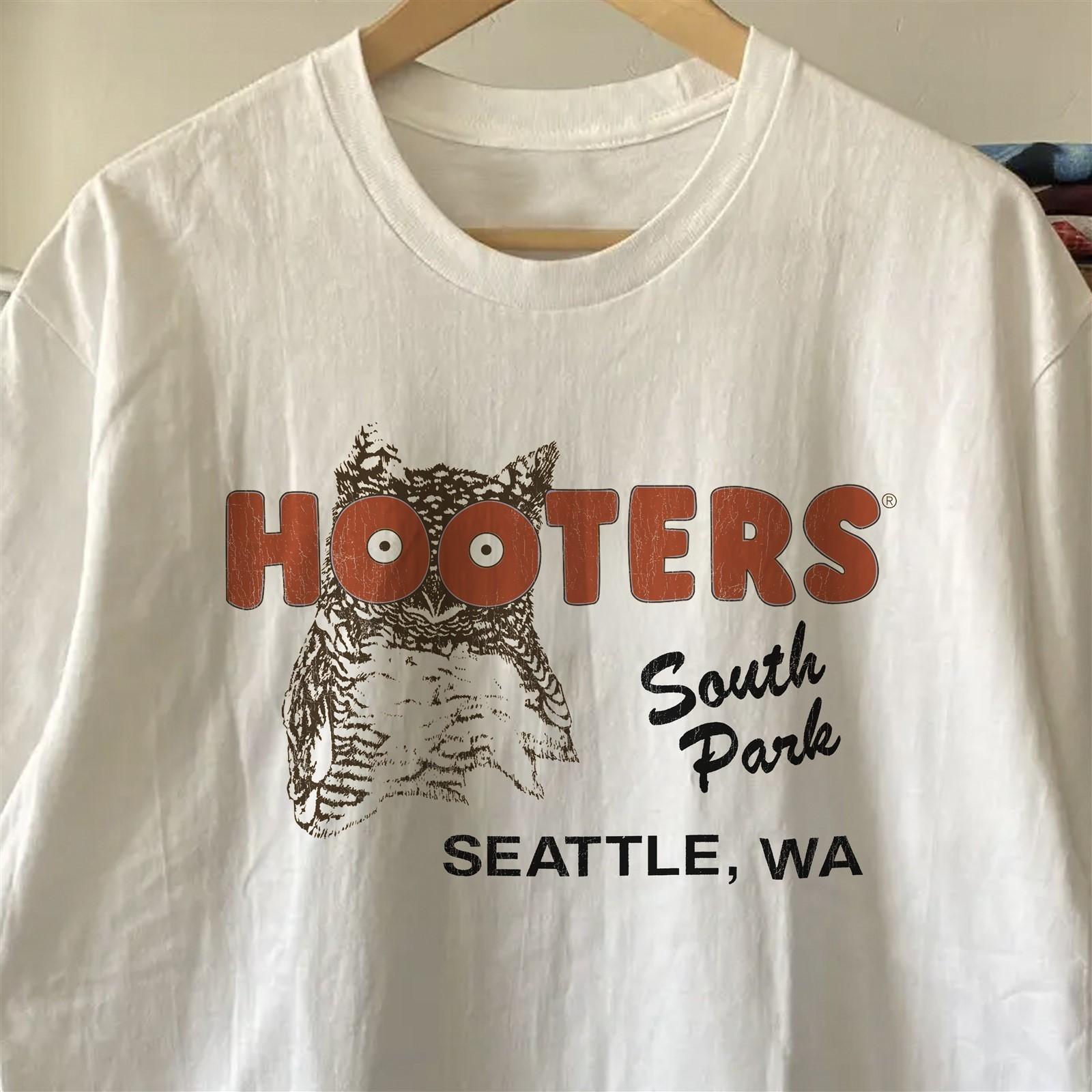 Hooters Seattle Promo T-Shirt White XXL 3XL