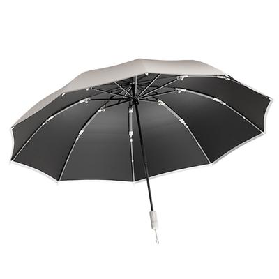Reverse Automatic Umbrella Women's Weather and Rain Sun Umbrella Sun Protection UV Protection Parasol Folding Large Men