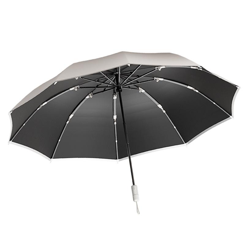 Reverse automatic umbrella women's weather and rain sun umbrella sun protection UV protection parasol folding large men