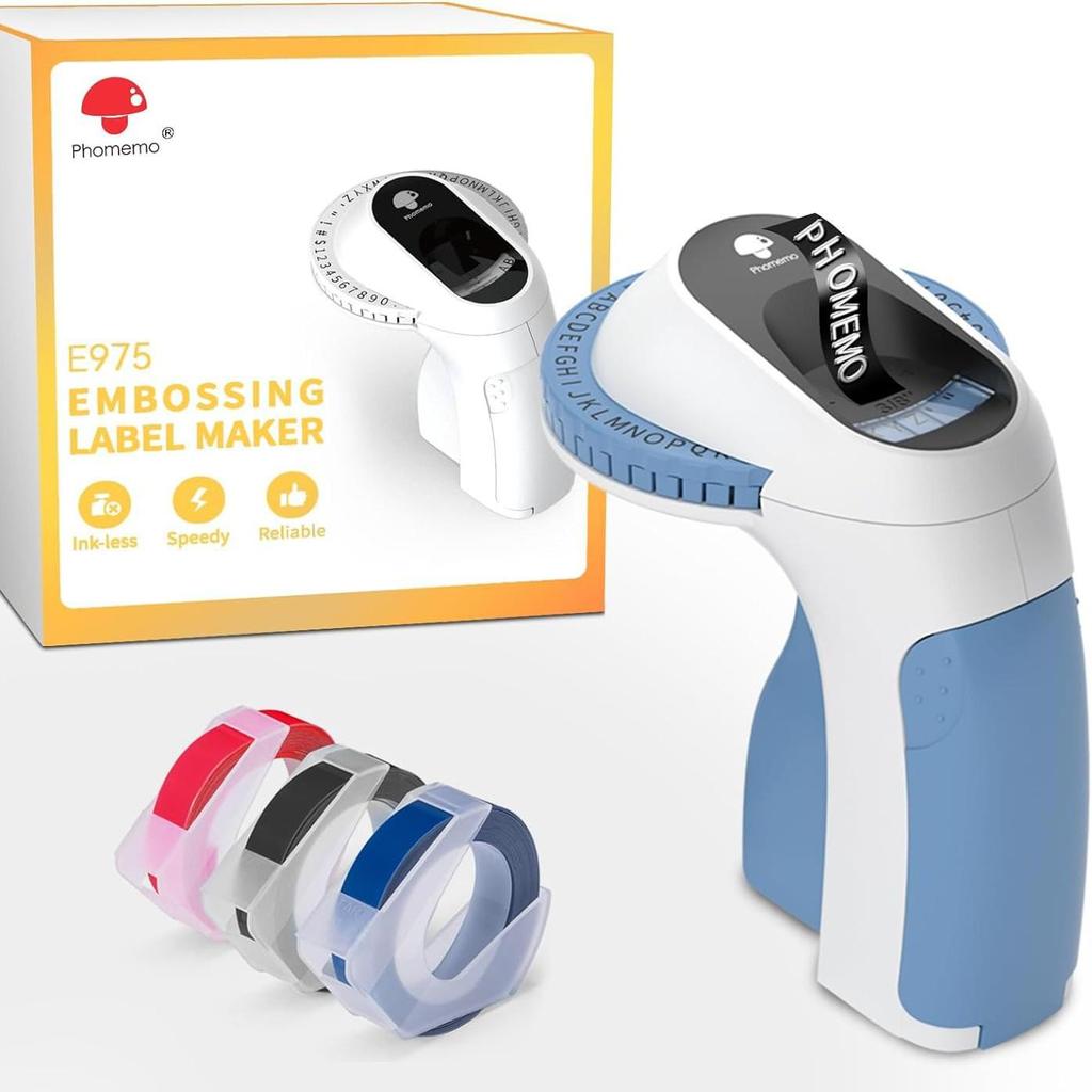 E975 Portable DIY Manual Label Printer