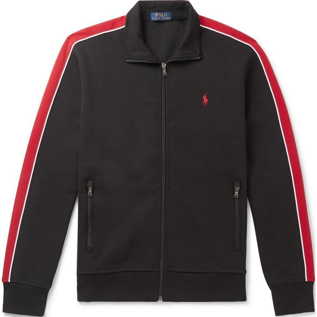 Polo Ralph Lauren FW23 Pony Logo Embroidered Stand Collar Long Sleeve Jacket Men Jackets Black 710787746-001
