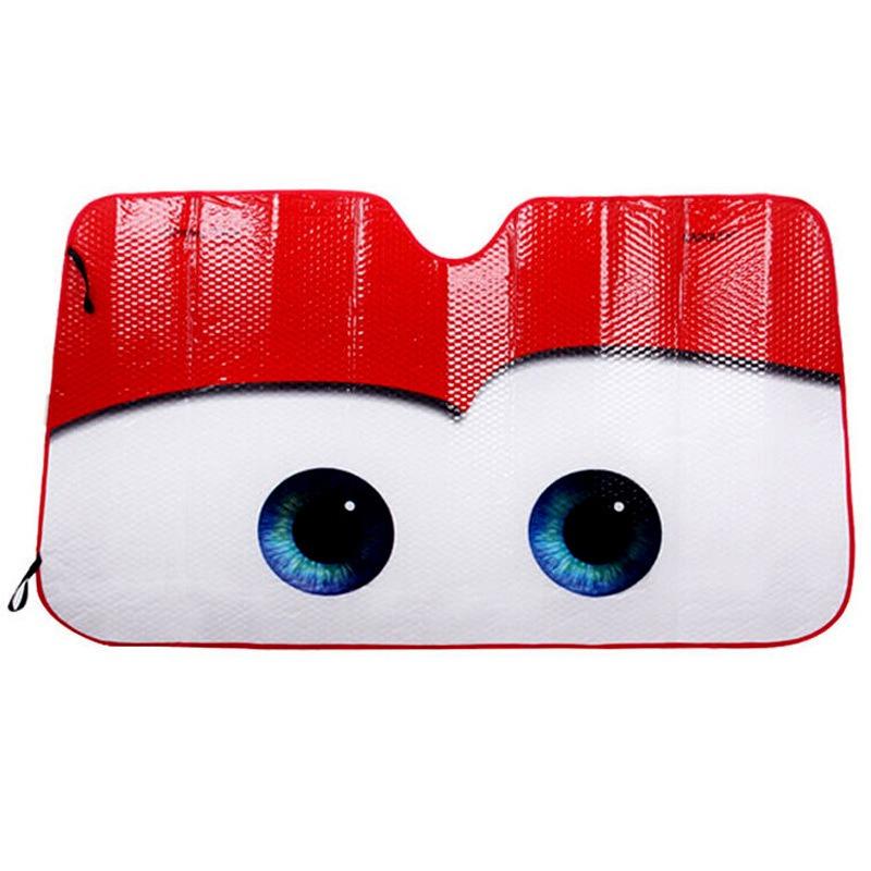 Car Solar Protection 4 Colors Eyes Heated Windshield Sunshade Car Window Windscreen Cover Sun Shade Auto Sun Visor Car-covers